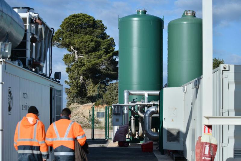 Exploitation du prétraitement et de la valorisation du biogaz sur le site d'enfouissement de Gardanne