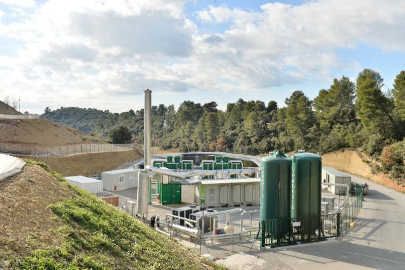 Installation de traitement et valorisation du biogaz DALKIA BIOGAZ pour l'installation de stockage de déchets non-dangereux de Valensole 